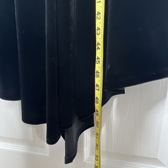 Lane Bryant Velvet Burnout Black Leopard Print Midi Dress Size 14/16 Puff Sleeve - Picture 8 of 12